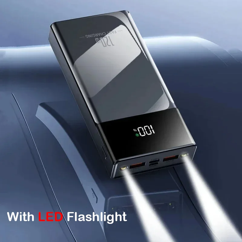 Xiaomi 200000mAh High Capacity Power Bank 120W Fast Charging PowerBank Portable Battery Charger For iPhone Samsung Huawei2025New 5