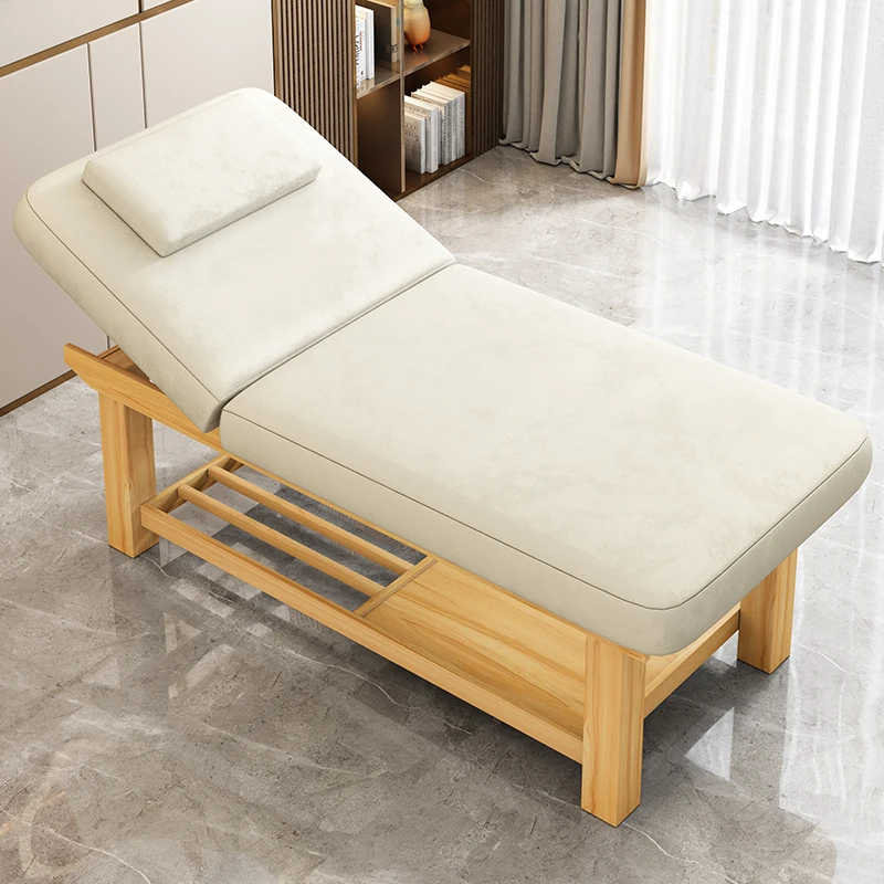 Wooden Massage Table Portable Beauty Aesthetic Tattoo Foldable Bed Spa Lounger Mattresses Kosmetikliege Massage Furniture MQ50MB