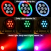 Somspot 8PCS RGBW 4-IN-1 LED Par Lights DMX512 Sound Control Stage Effect Lighting Projector for Party Concert Wedding Theater 3