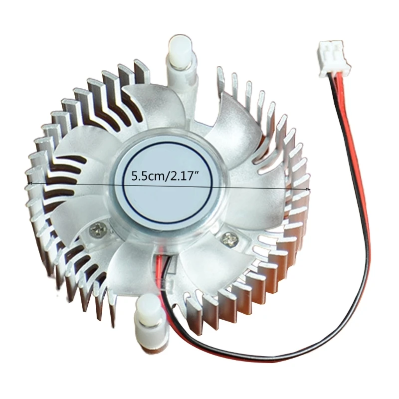 CPU 그래픽 히트 싱크 냉각 팬 5V 12V 라디에이터 쿨러 방열판, 3W 5W 10W 전자 칩 IC 컴퓨터용