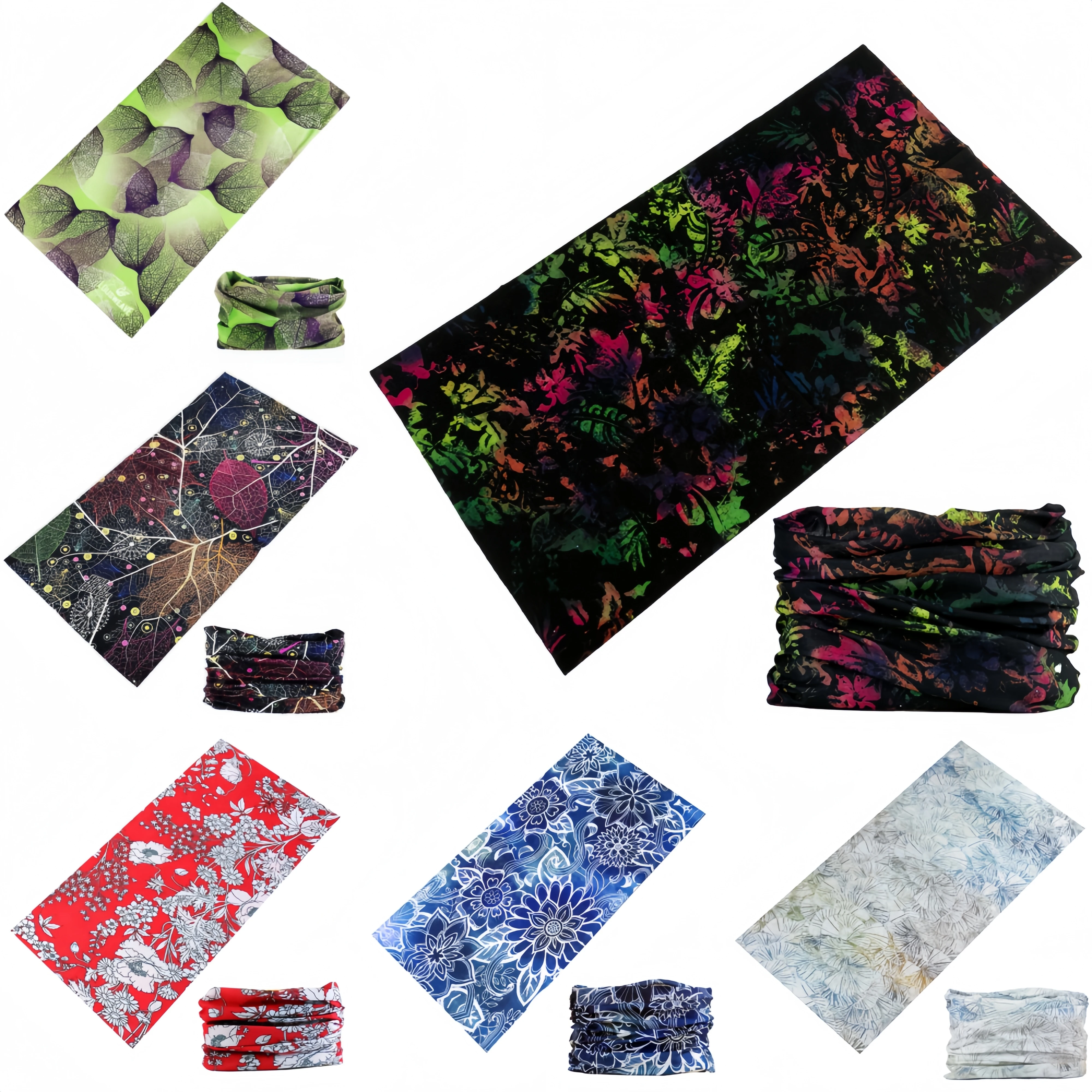 Beautiful Flower Butterfly Magic Seamless Bandanas For Women Cycling Headbands Face Mask Neck Gaiter Female Head Scarf s printed scarf neck gaiter scarf