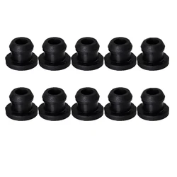 10-Piece Black Heat Resistant Scratch-Reducing Stove Grommet Set (10X)