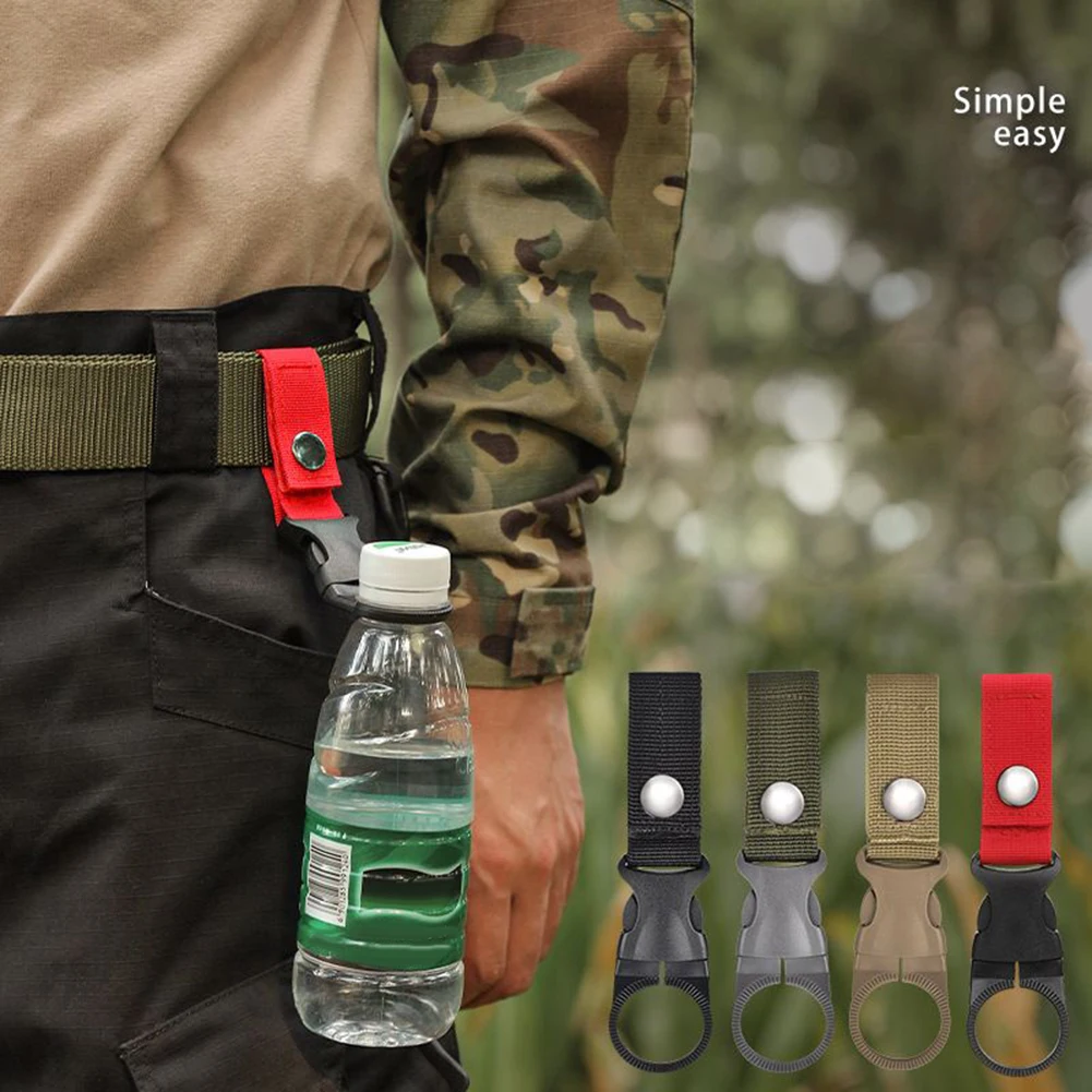 Neue Gurtband Schnalle Haken Wasser Flasche Halter Clip Outdoor Nylon Klettern Karabiner Gürtel Rucksack Aufhänger Camping Karabiner Gürtel Clip – Detail 39