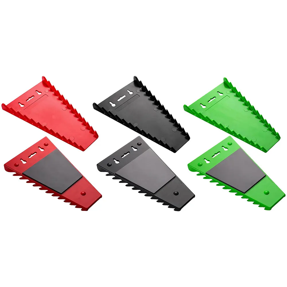 Magnetic Wrench Organizer 24 Slots Wrench Rack for Tool Box Drawer SAE (1/4In-1-1/16In) and Metric (6 Mm-24 Mm)