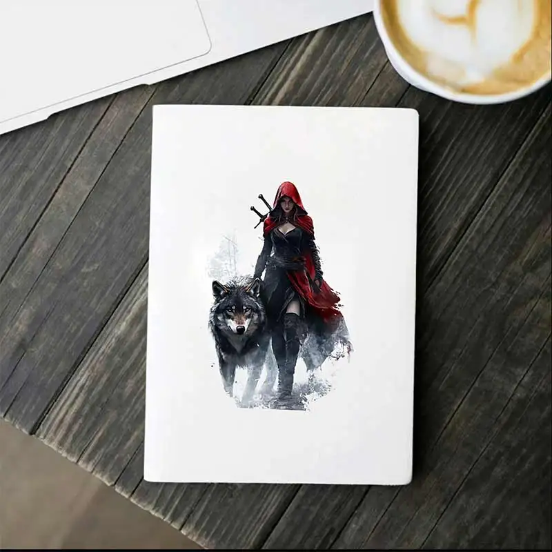 Wolf and Mystical Woman Wall Sticker Removable Home Decoration Decals for Bedroom Kitchen Living Room Walls Decor S519