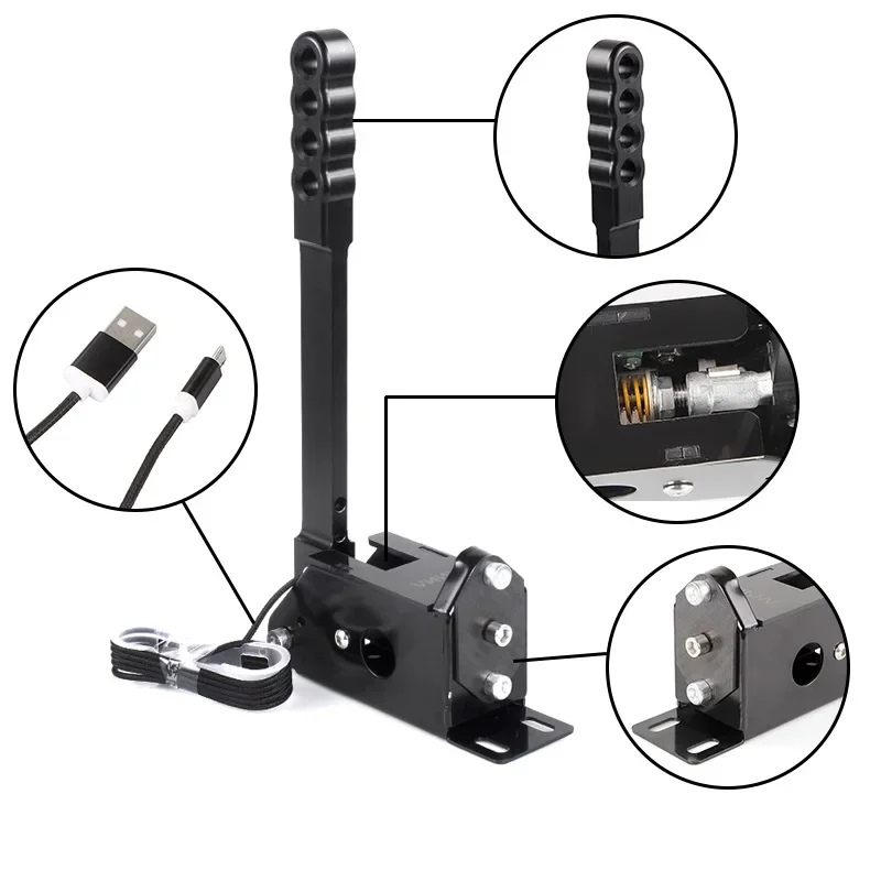 PC USB Brake System Handbrake For Rally For Logitech G29/G27/G2514Bit Hall Sensor SIM Racing Racing Games T300 T500