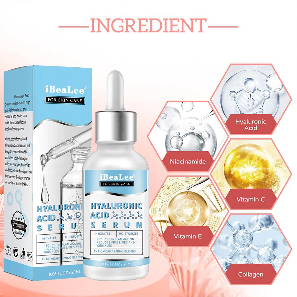 Vitamin C Hyaluronic Acid Retinol Serum Facial skincare Firming Brightening Hydrating Face Essence Facial Skin Care Products 5