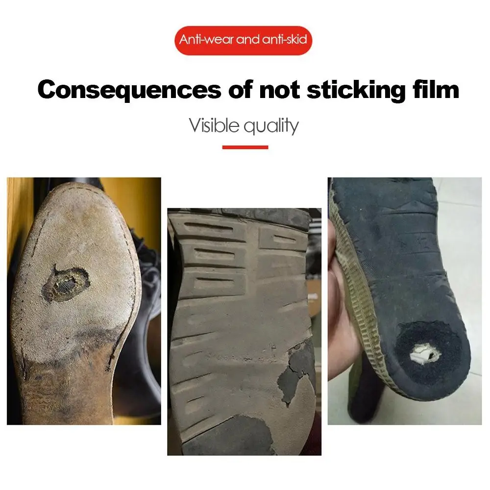 New Cow Tendon Rubber DIY Replacement Sole Anti-Slip Grip Sport Shoe Repair Thick Anti-wear Rubber Pads Shoe