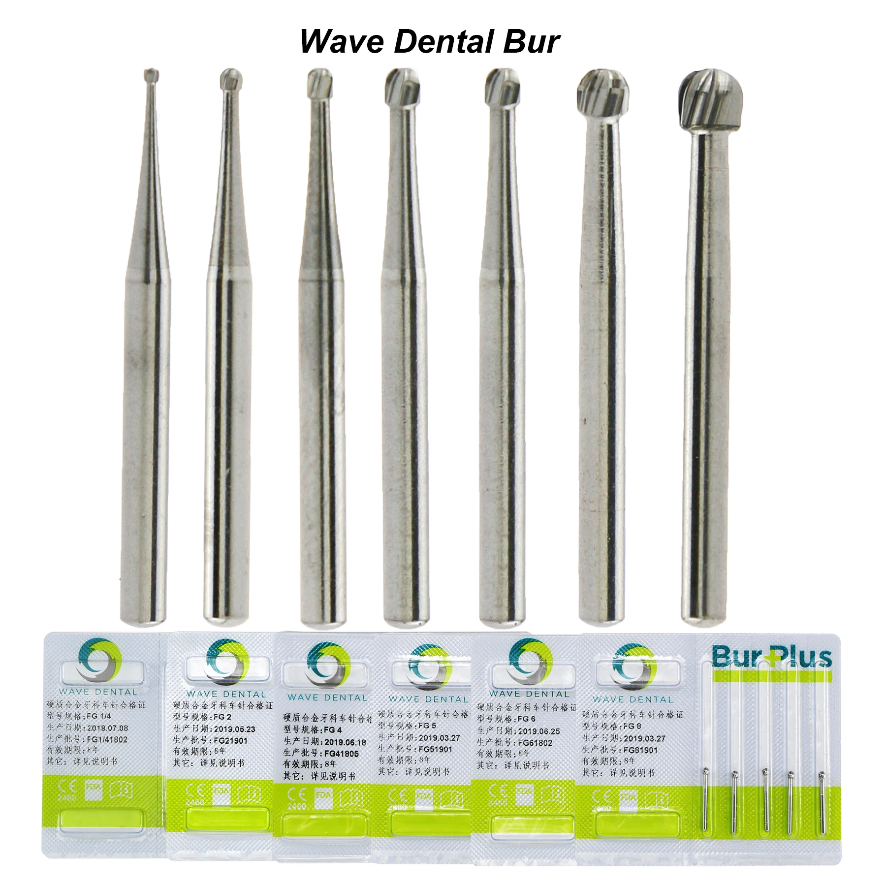 Wave Dental Operative Bur Tungsten Carbide Cutter Rotary Tool Burr