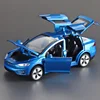2023 metal 1:32 Tesla MODEL X Alloy Car Model Diecasts & Toy Vehicles Kid Children Christmas Gifts Boy Toy soung and led light 3