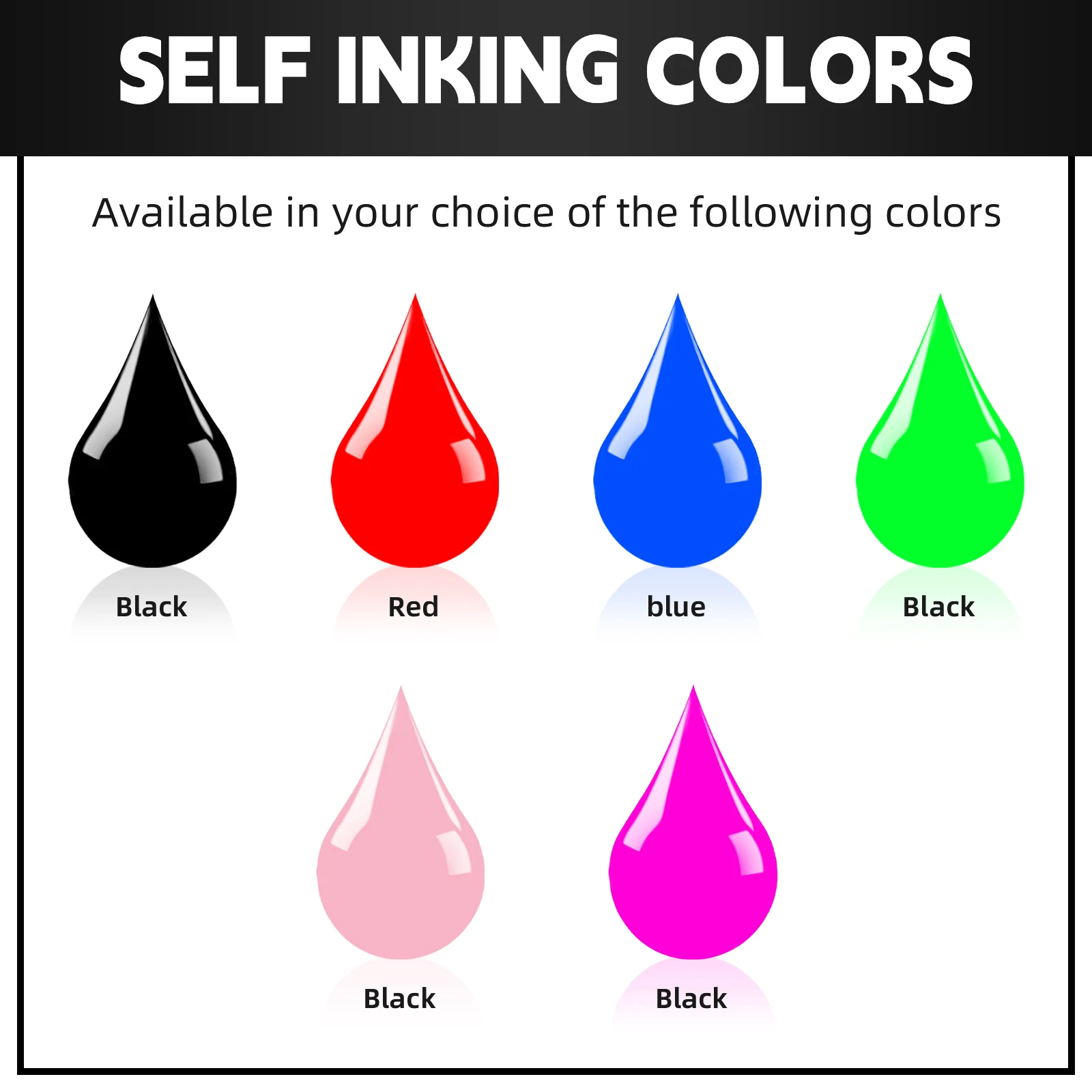 Clear Stamps Clear Rubber Stamps Custom Stamp Clear & Crisp Impressions Personalized Self-Inking Rubber Stamp Use for Address Stamp and More