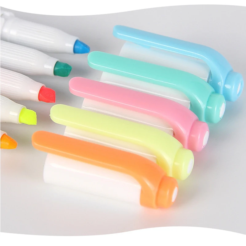 Double Headed Highlighter Pen Art Markers 5 Colors Kawaii Japanese Color Fluorescent Pens School & Office highlighter marker,highlighter pen,art marker,marker pen