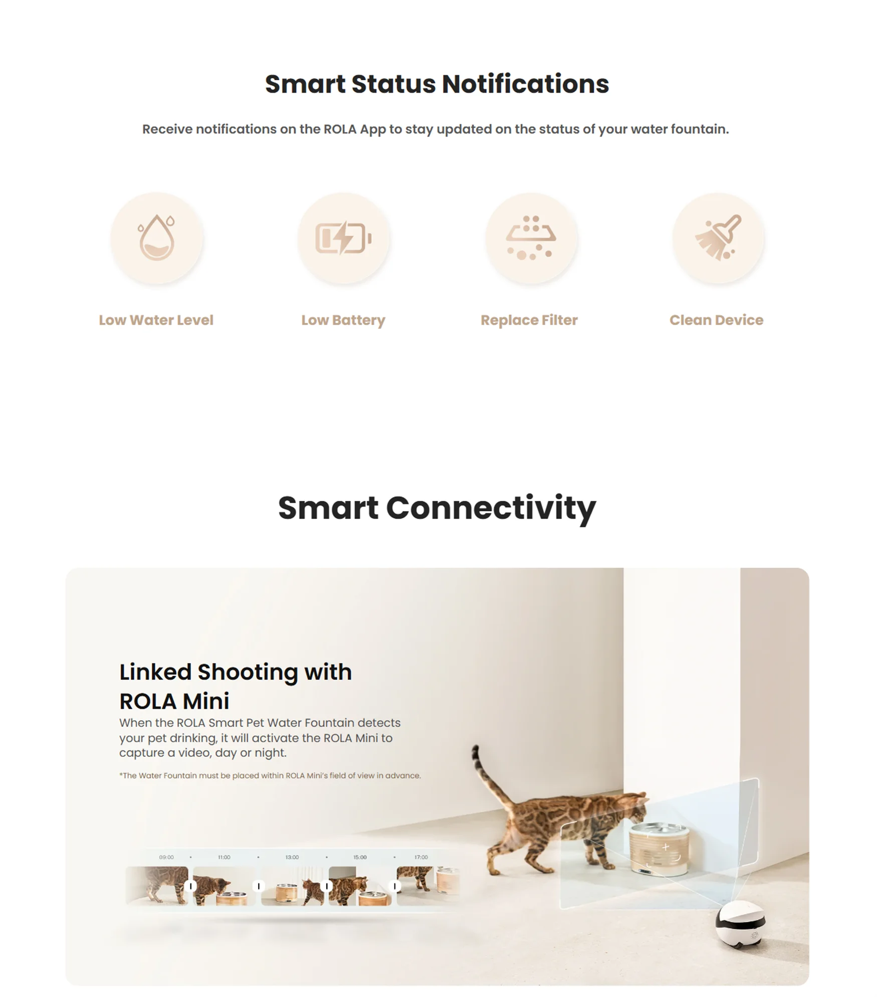 Enabot ROLA Smart Pet Water Fountain