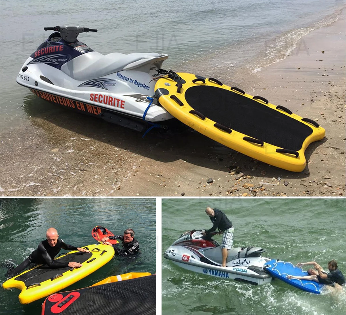 2022 Opblaasbare Jet Ski Opblaasbare Drijvende Mat Rescue Board, Water Rescue Voor Jet Ski Grote Golf Extractie| | - AliExpress