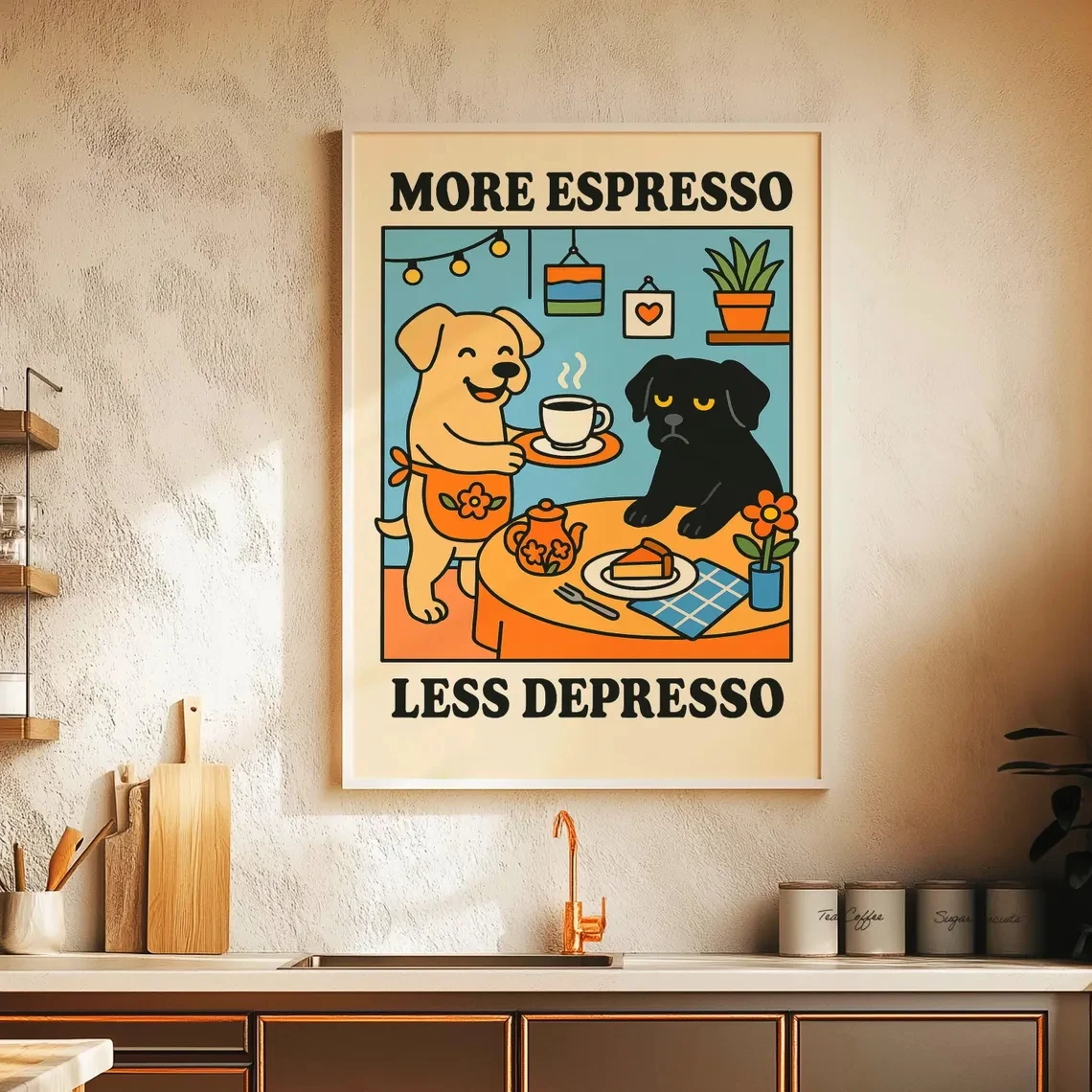 Charming Black Cat Bathroom Wall Art - Canvas Poster