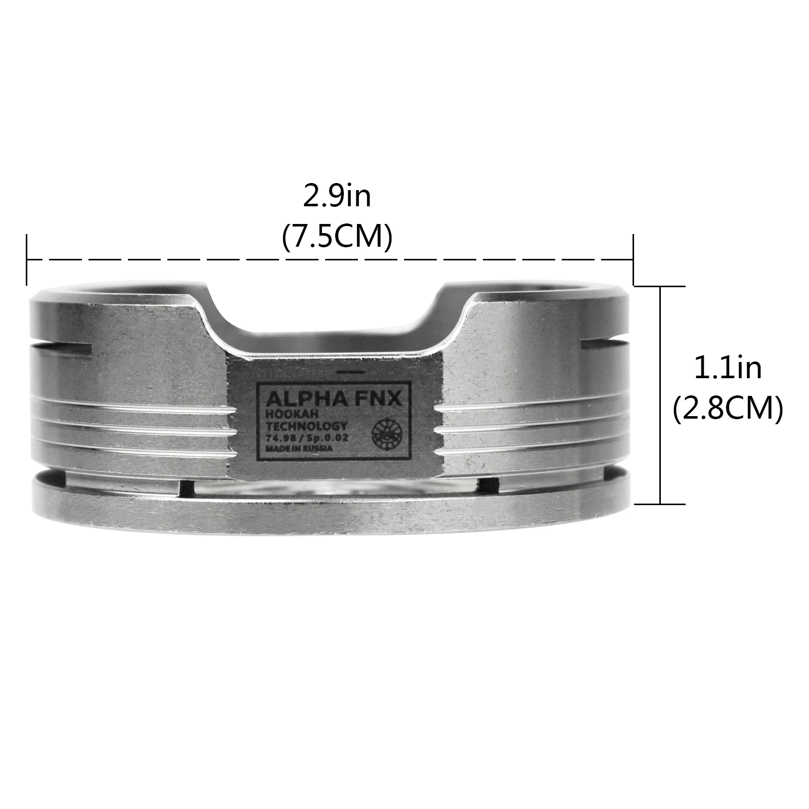 New Heat Management Alpha FNX Charcoal Holder Stainless Steel Heat Management Device Hookah Na Grani HMD Shisha Accessories 2