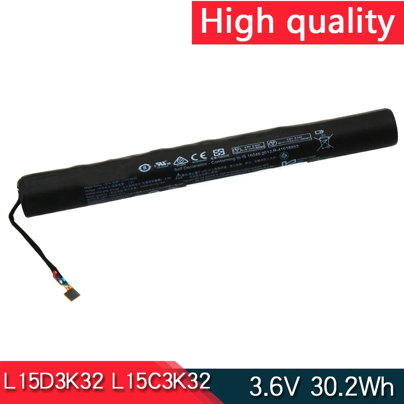 

NEW L15D3K32 L15C3K32 3.6V 30.2Wh Laptop Battery For Lenovo YOGA Tab 3 10.1 Tablet-X50F X50M YT3-X50F YT3-X50M YT3-X50L YT3-X50