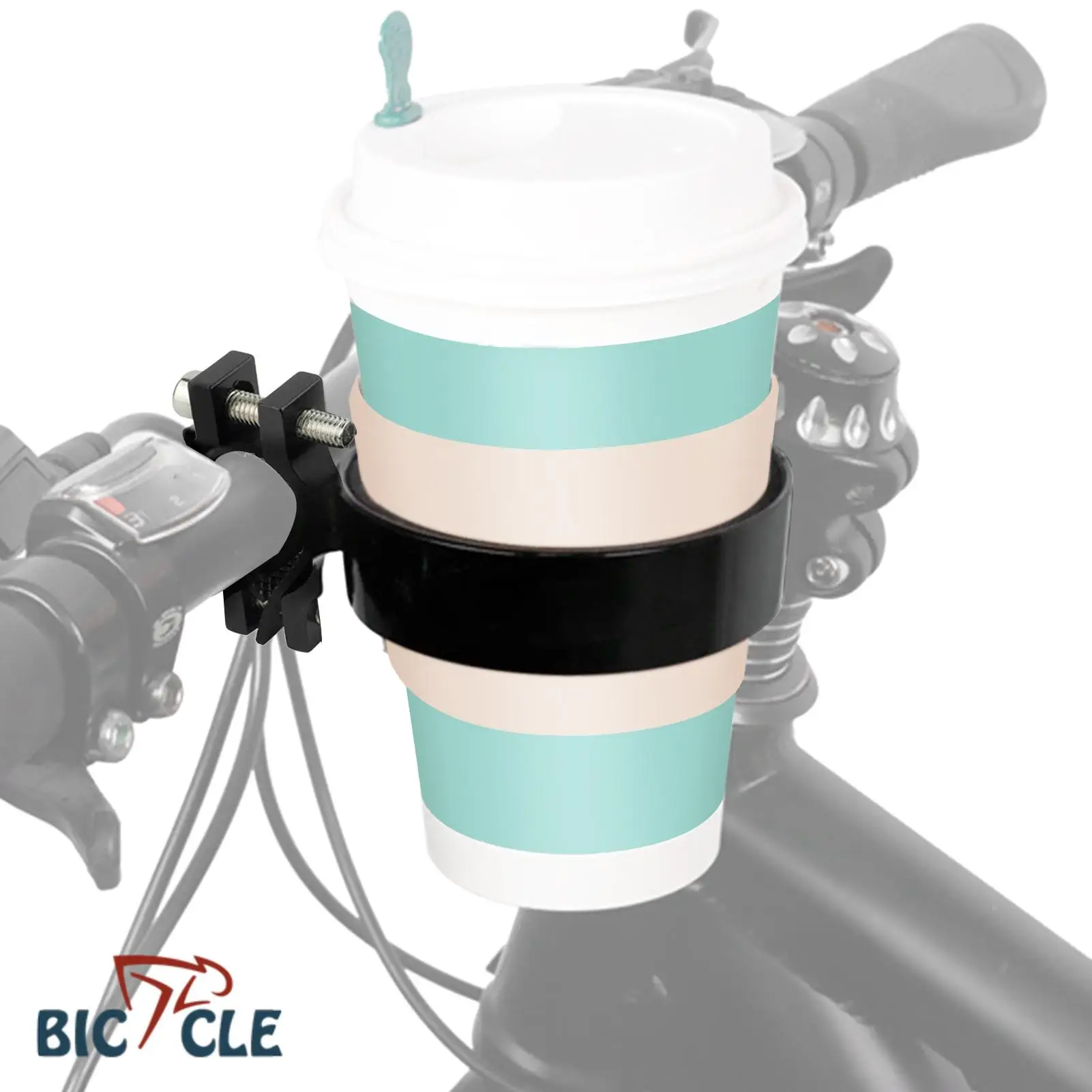

Bike Handlebar Cup Holder Aluminum Cup Bottle Holder Water Bottle Coffee Drink Cup Holder Road Bicycle Bike Cycling Accessories