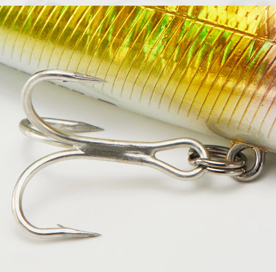 LUREHOLIC 10 cm 15 g Double Swisher Topwater Lure Splash Swimming Action Spy Hard Bait Popper Traktor Glider Bait mit Mustad Hook – Detail 6