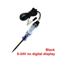  3-36V 6-24V DC Car Truck Voltage Circuit Tester Digital Display Electric Pen Probe Pen Light Bulb Automobile Diagnostic Tools 