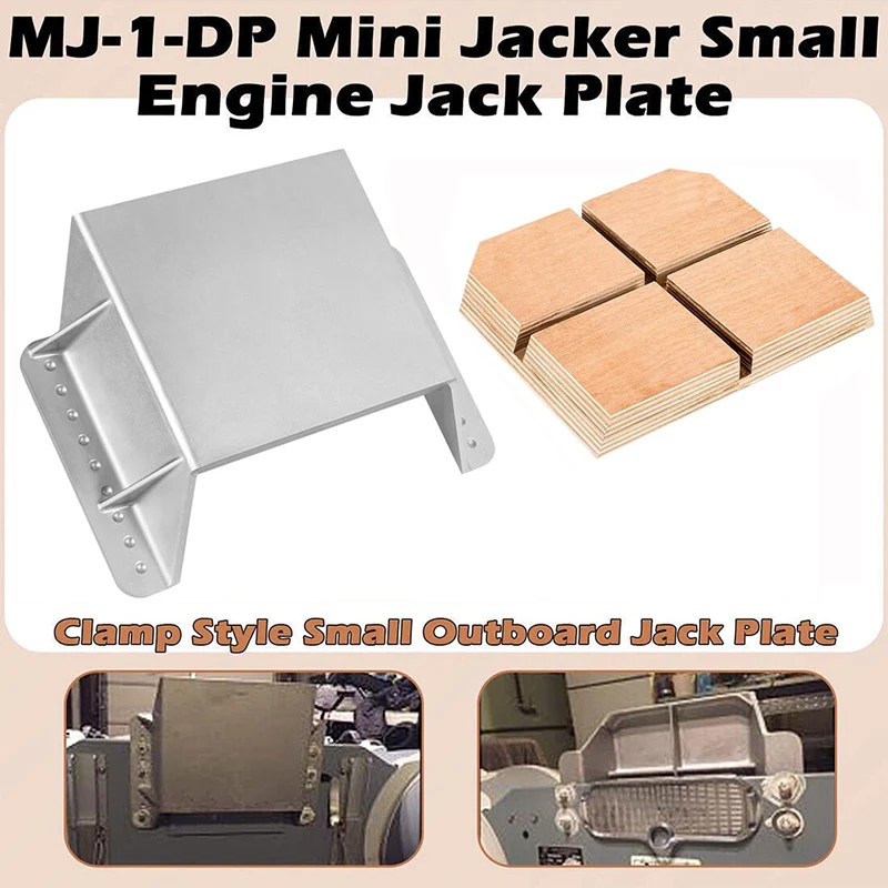 MJ-1-DP Plaque Jack 4'' Setback Moteur Jack Plate pour Moteurs Hors