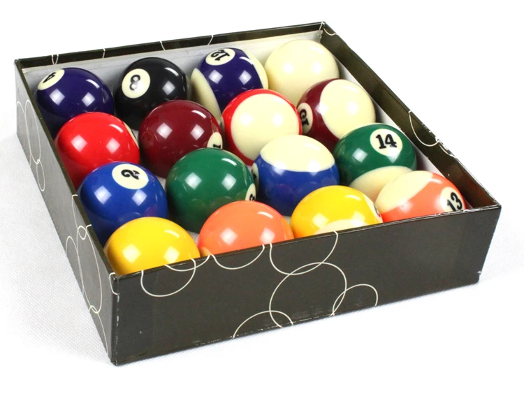 52.5mm 16x Pool Ball Set 2-1/16inch Billiard Ball Compelete Kit
