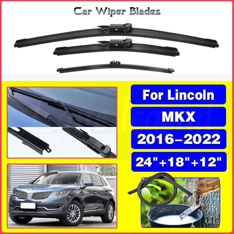 ForLincolnMKX20162022CarFrontRearWiperBladesWindshield