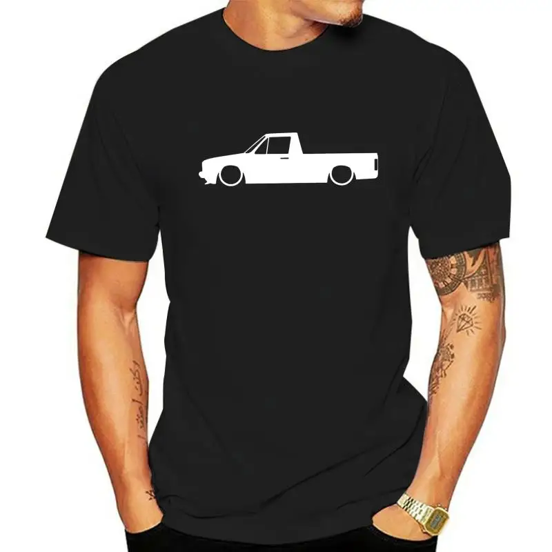 

Caddy Mk1 Pickup Outline Silhouette 100% Cotton Crew Neck T-shirt