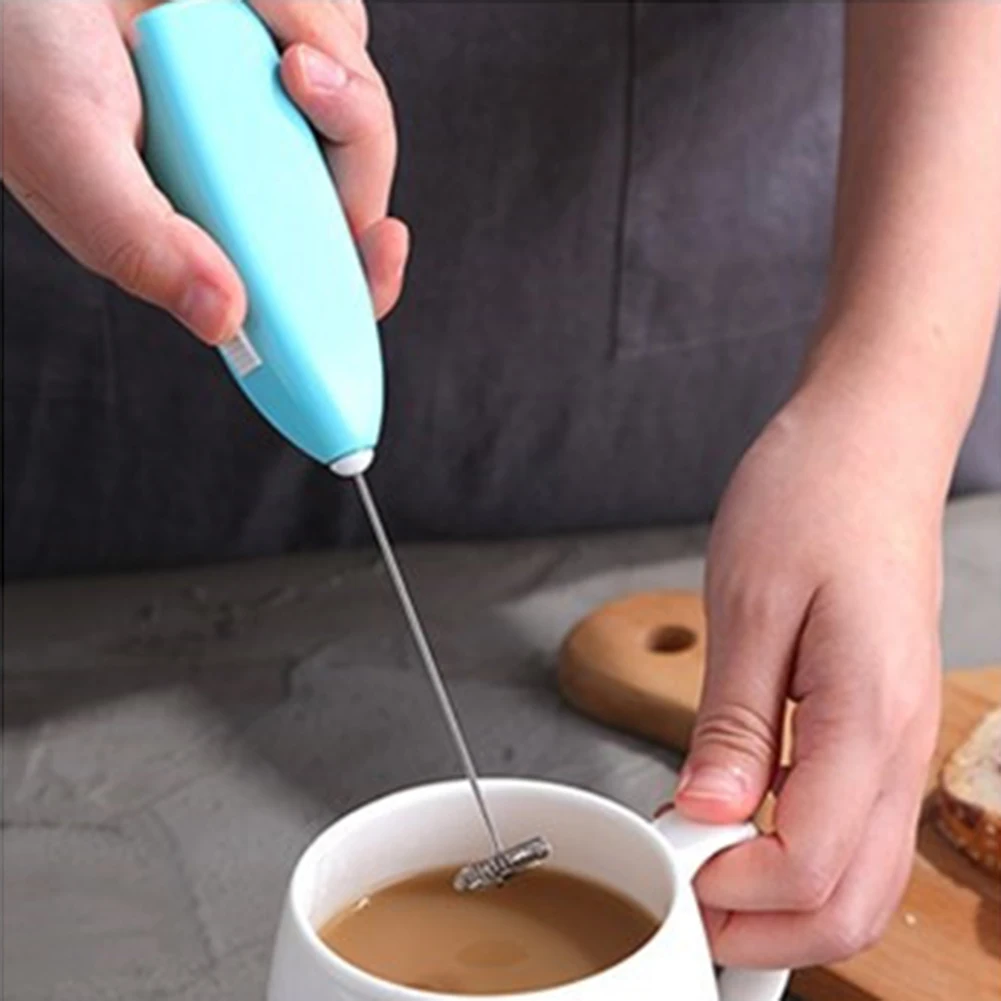 Description Picture 6 of itemMini Coffee Foamer Stainless Steel Electric Stirrer Egg Beater Handheld Milk Frother Blender Portable Fast for Home Cooking Tool