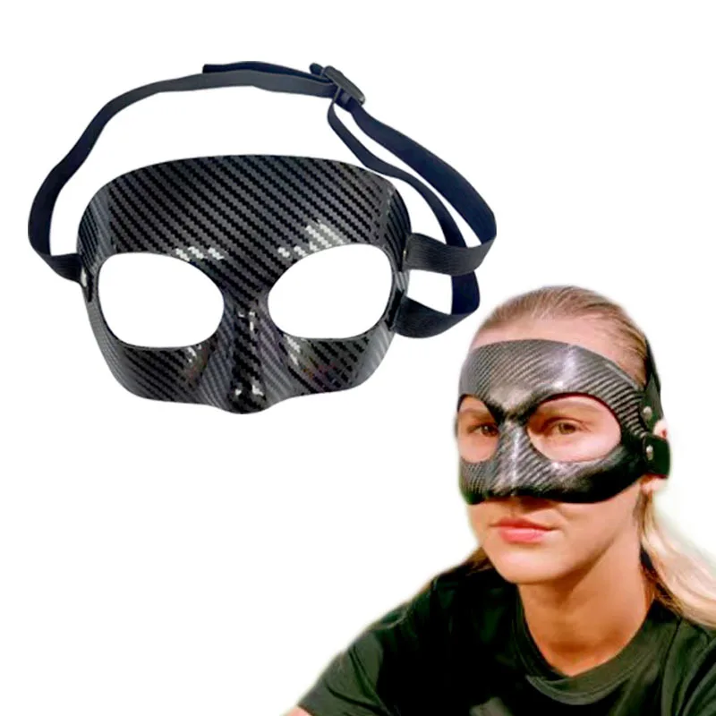 Protège-Nez Pour Nez Cassé, Protection Du Visage Pour Le Sport, Masques Faciaux Pour Le Sport Réglables Pour Adultes Et Adolescents Pour Réduire Les Blessures Par Impact, Football