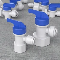 1/4 "3/8" 1/2 "ชายหญิงด้ายวาล์ว RO Backwash FITTING SWITCH Quick Connector กรองน้ํา Recerse Osmosis อะไหล่ 5