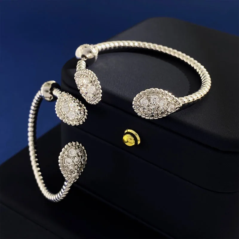 European and American large circle water drop earrings