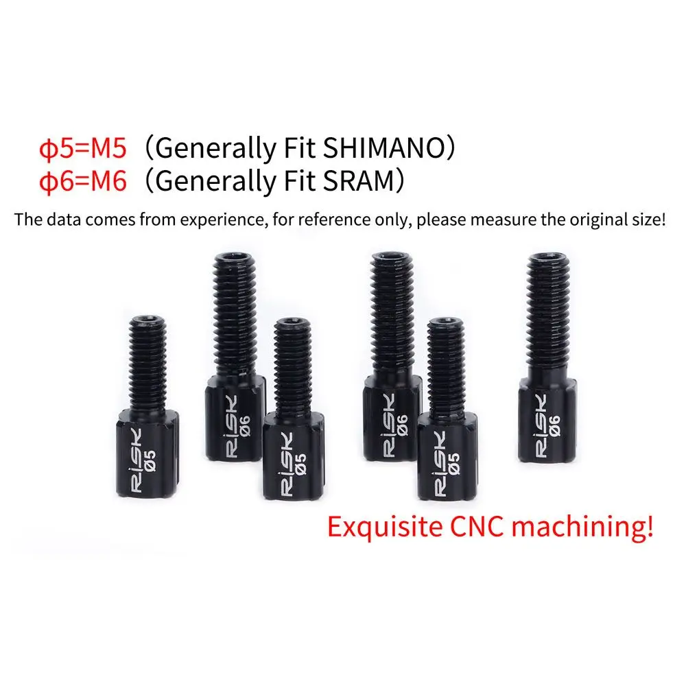 볼트 나사 MTB 로드 바이크 리어 디레일러 M5/M6 조절 나사 볼트 사이클링 자전거 썸 시프터 자전거 부품