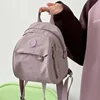 Women's Bag 2025 High Quality Canvas Backpack Fashion Versatile Women's Shoulderbag Solid Color Large Capacity Bag 가방 2