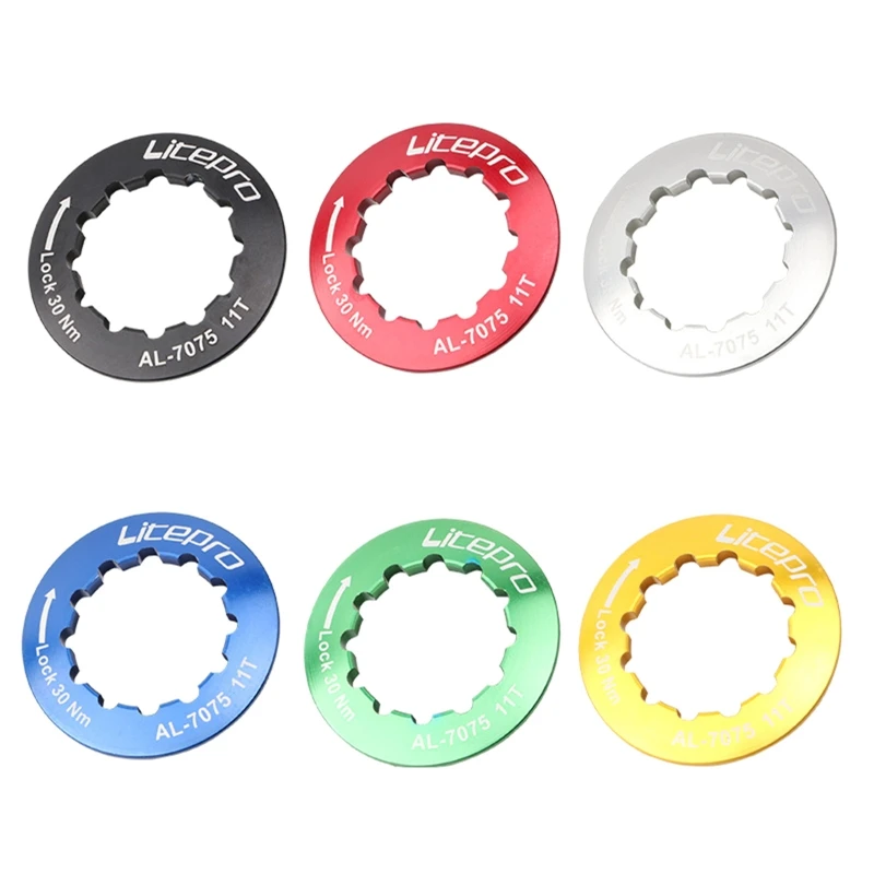 Bicycle Parts MTB Road Bike Cassette Cover Lockring 11T 7075 Aluminum