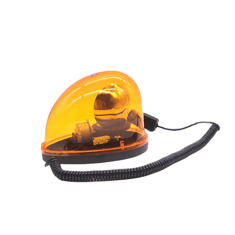 Car LED Warning Light Rotating Ceiling Flashing Beacon Cigarette Lighter Power 12V
