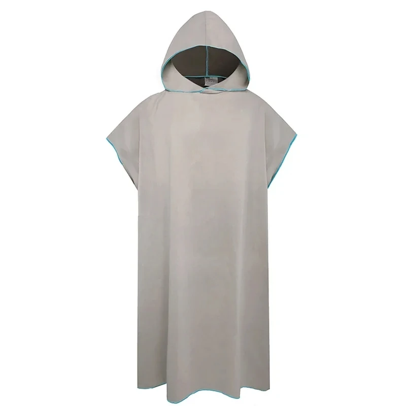 Quick-drying Changing Robe Quick Dry Bathrobe Hooded Absorbent Bath Towel Swimming & Fitness Super Absorbent Bathrobe bath towel