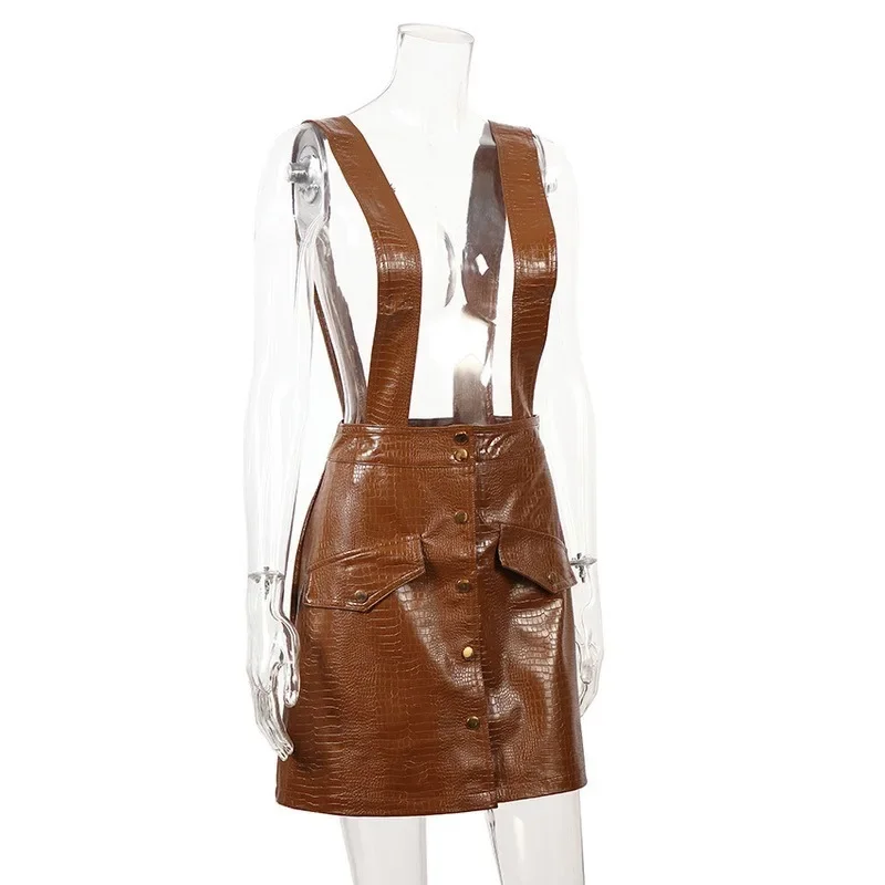 Рисунок 5 - Женская однобортная мини-юбка из ПУ кожи