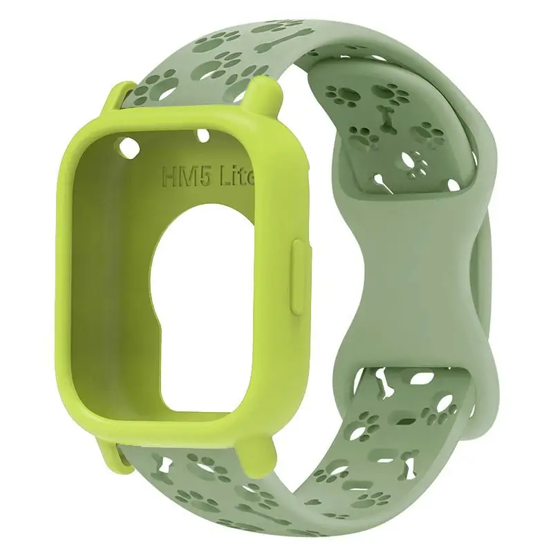 Silicone Sport Strap with Protective Case