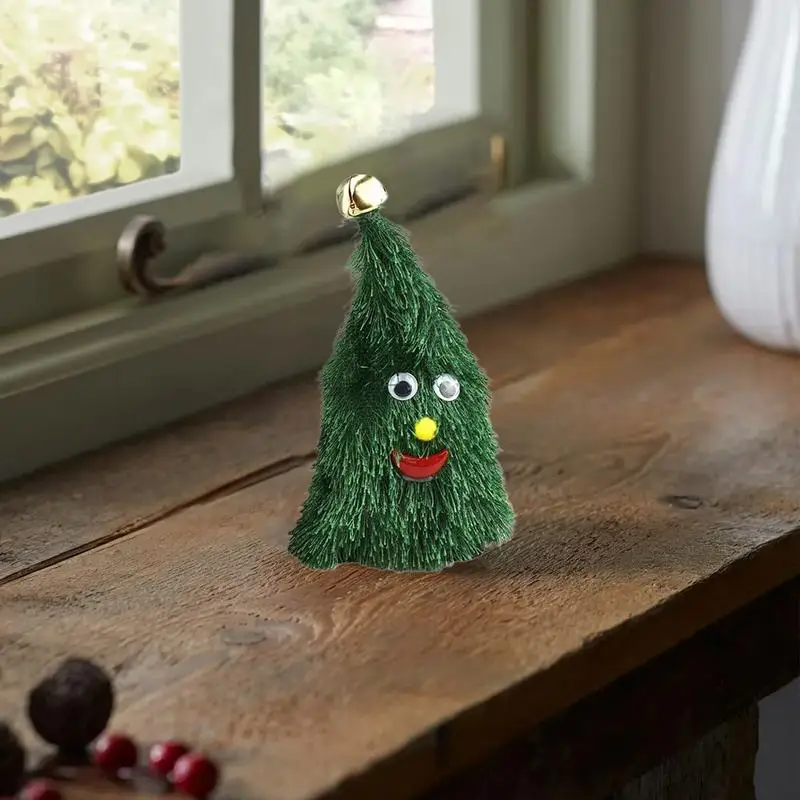 Dancing Christmas Hat Dancing Christmas Tree Plush Toy Interactive Swing Moving Animated Tree Hat For Toddler Kid