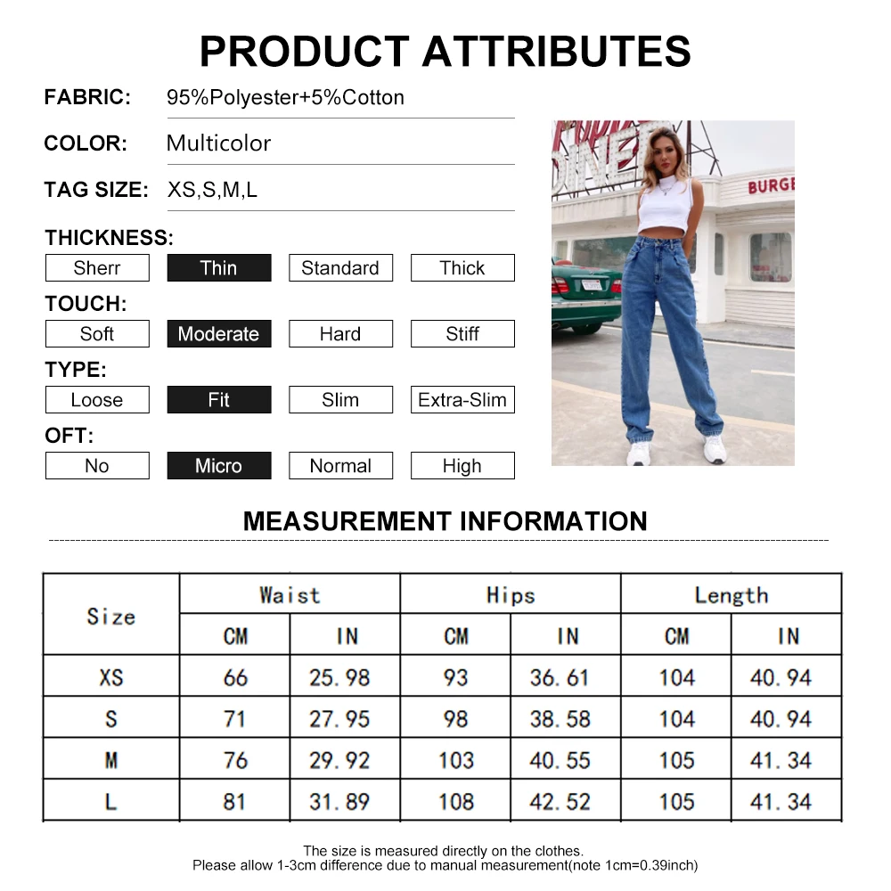 Retro New Women Straight Jeans High Waist Denim Pants Fashion Solid Color Baggy Jeans Loose Cargo Pants Wide Leg Female Trousers ariat jeans