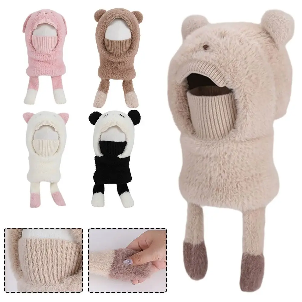 Polyester Kids Balaclava Hat Coldproof Windproof Ear Protection