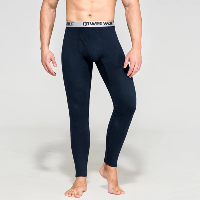 

Mens 2022 Winter Slim Fit Thermal Underwear Bottoms Modal Warm Long Leg Pants