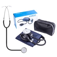 Manual Blood Pressure Monitor Diastolic Sphygmomanometer Medical Doctor Stethoscope Sphygmomanometer Cuff Home Health Monitor 1