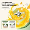 Wireless Portable Juicing Bucket Electric 800ml Sports Cup Fresh Fruit Juicer With Large Capacity and 10 Stainless Steel Blades 4