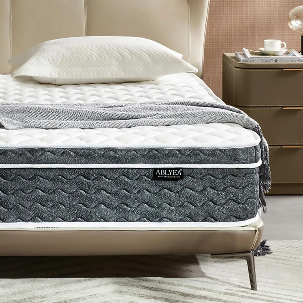 

Queen Mattresses 12 Inch Hybrid Mattress in a Box with Gel Memory Foam, Individually Wrapped Pocket Coils Innerspring,