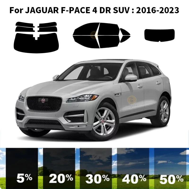 

Precut nanoceramics car UV Window Tint Kit Automotive Window Film For JAGUAR F-PACE 4 DR SUV 2016-2023