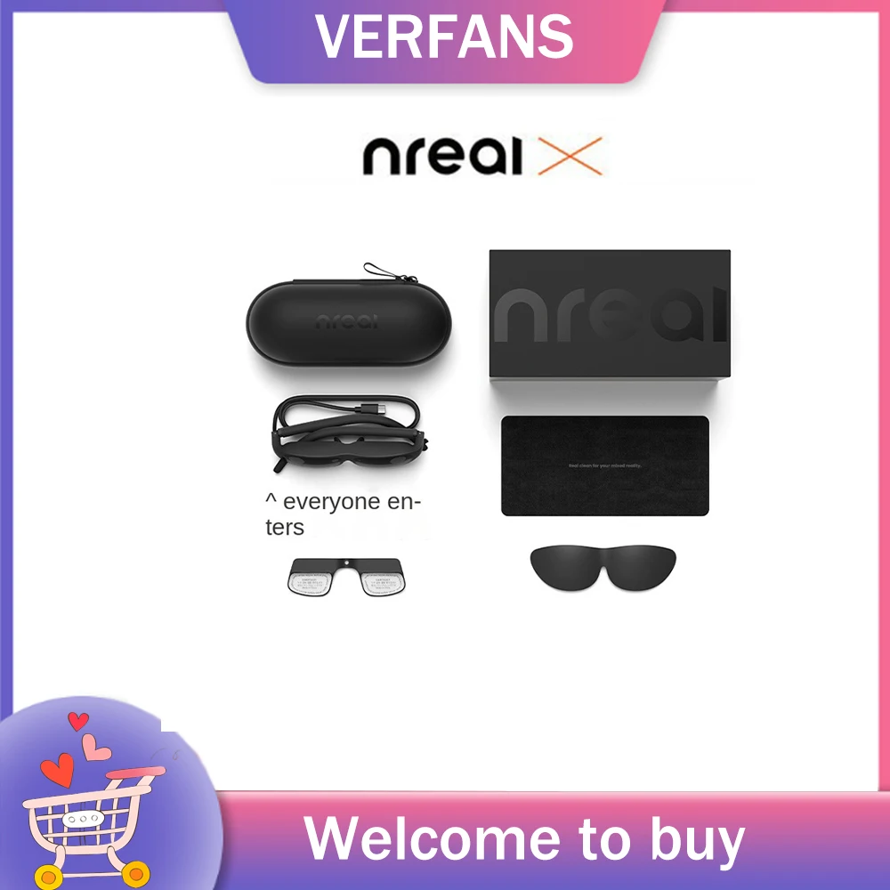 Nreal X Smart AR Glasses 6DoF Full-real Space Scene Interconnection AR Development With Creation Of 3D Giant Screen