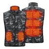 9 Heated Vest Zones Electric Heated Jackets Men Women Sportswear Heated Vest Bodywarmer Usb Inner Heat Vest Veste For Camping 4