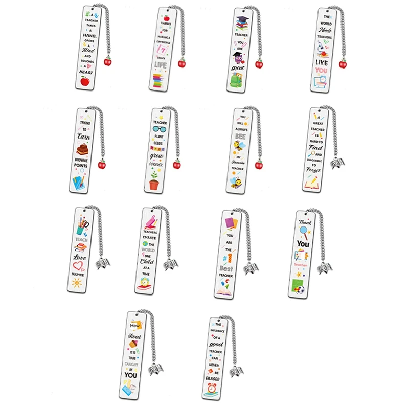 

14PCS Bookmark Gift Book Lovers Bookmark Gift For Women Men Friends Teacher Classmate Book Lovers
